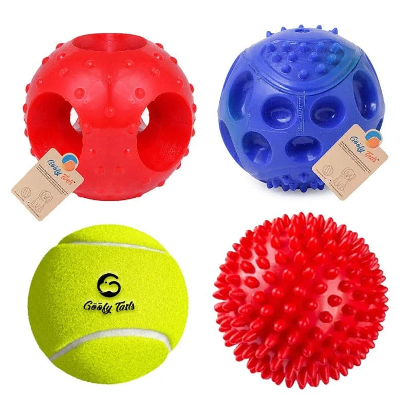 - Pet toy DIY tutorialsGoofy Tails Dog Ball Combo for Dogs (Tennis Ball +Hole Ball+ Spike Ball+ Hard Squeaky Ball ) - Pet toy DIY tutorialsGoofy Tails Dog Ball Combo for Dogs (Tennis Ball +Hole Ball+ Spike Ball+ Hard Squeaky Ball )