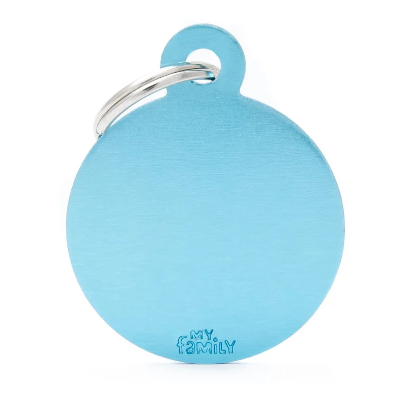  . **Pet toys are bite-resistant and wear-resistant**Big Aluminium Light Blue Circle