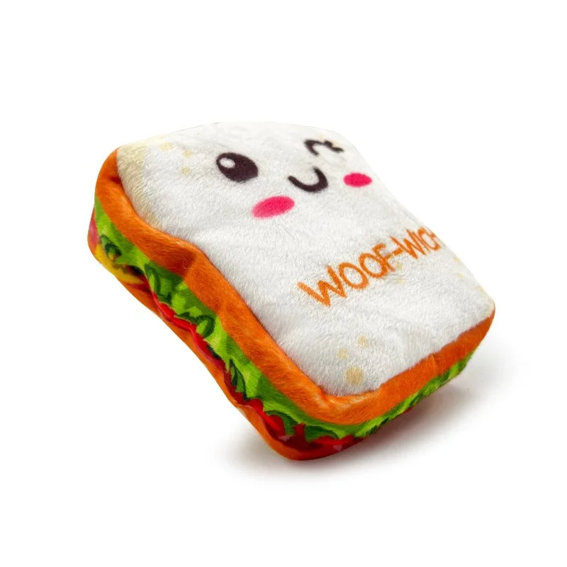 - How to choose pet toysGoofy Tails Food Buddies Sandwich Plush Toy for Dogs | Crinkle Dog Toy for Puppies | Squeaky Dog Toys for Dogs and Puppies - How to choose pet toysGoofy Tails Food Buddies Sandwich Plush Toy for Dogs | Crinkle Dog Toy for Puppies | Squeaky Dog Toys for Dogs and Puppies