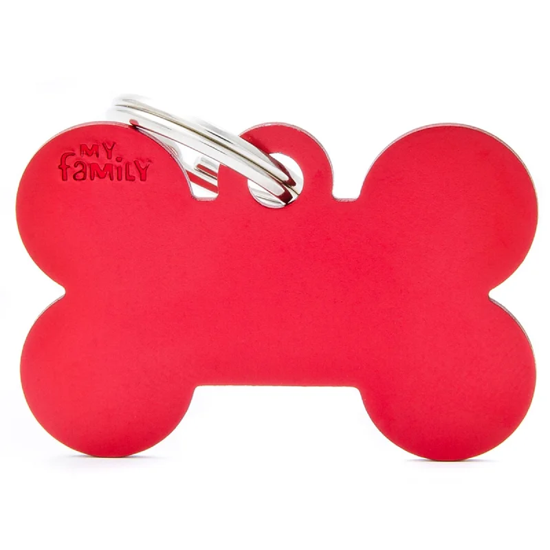  . **Dog snack bag is portable**XL Aluminium Red Bone