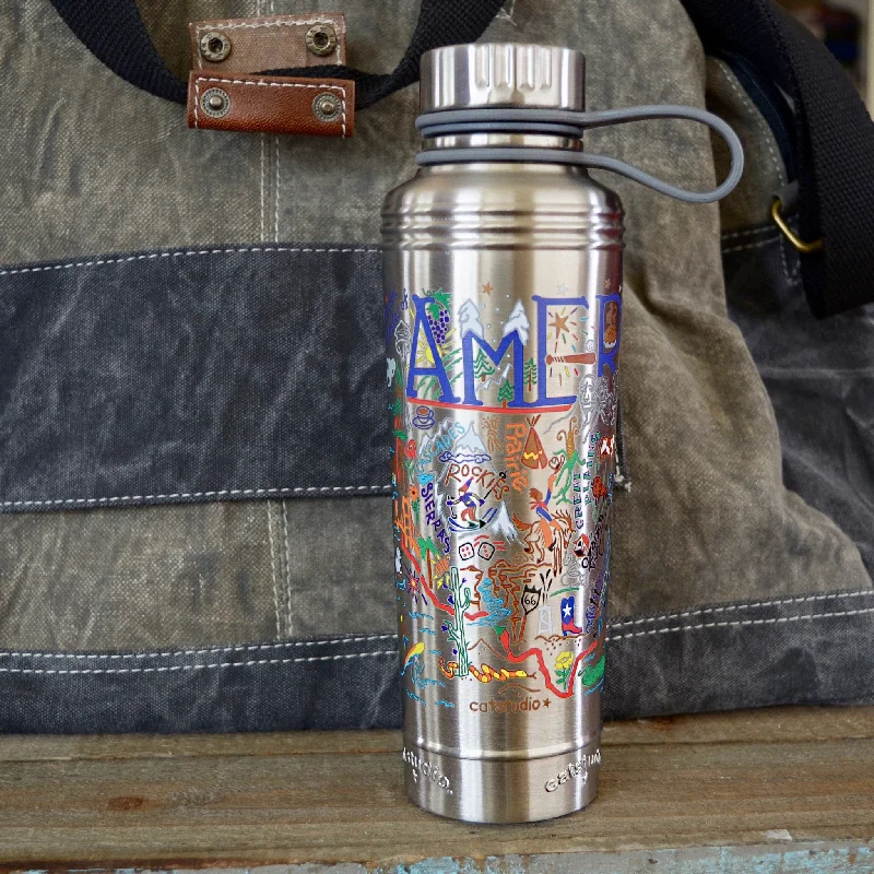  -Splash-proof food bowl AND Anti-choking slow food bowlAmerica Thermal Water Bottle