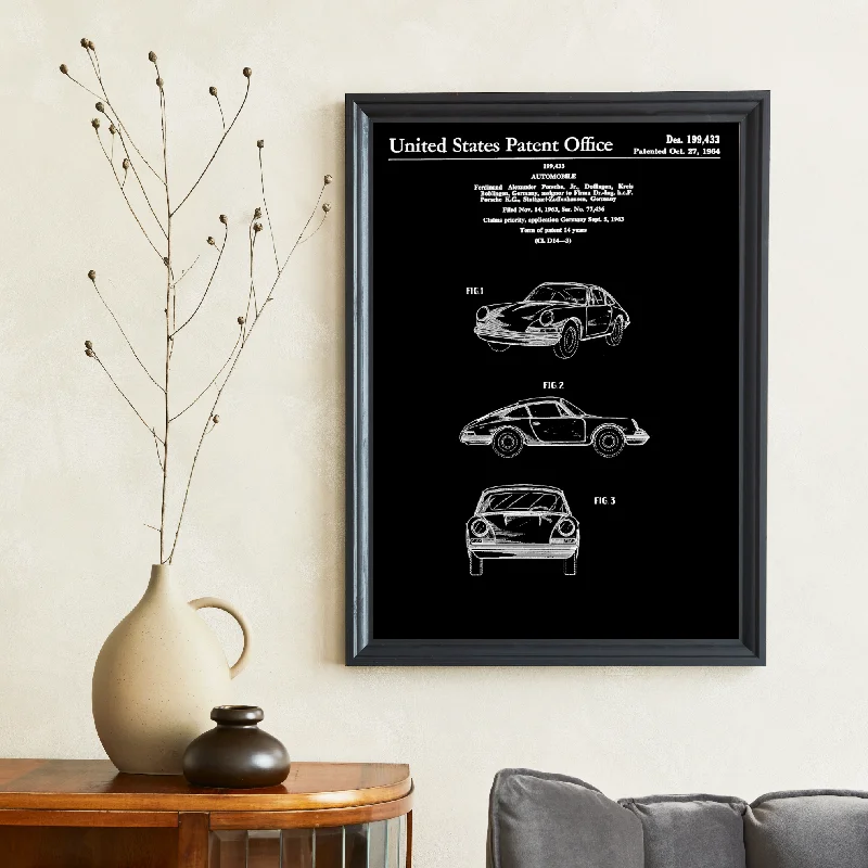 - Pet water dispenser UV sterilization versionPorsche Canvas Patent Print