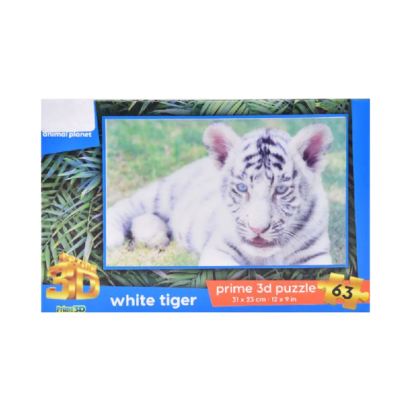 - Cat nail clippers with LED lights10711 WHITE TIGER 3D PUZZLE 63PCS