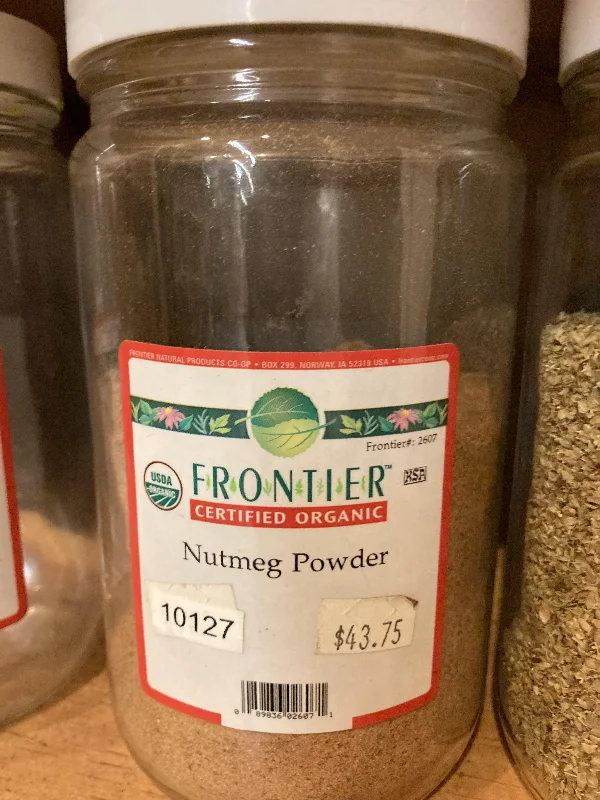 ---Frontier Nutmeg Powder $43.75 LB