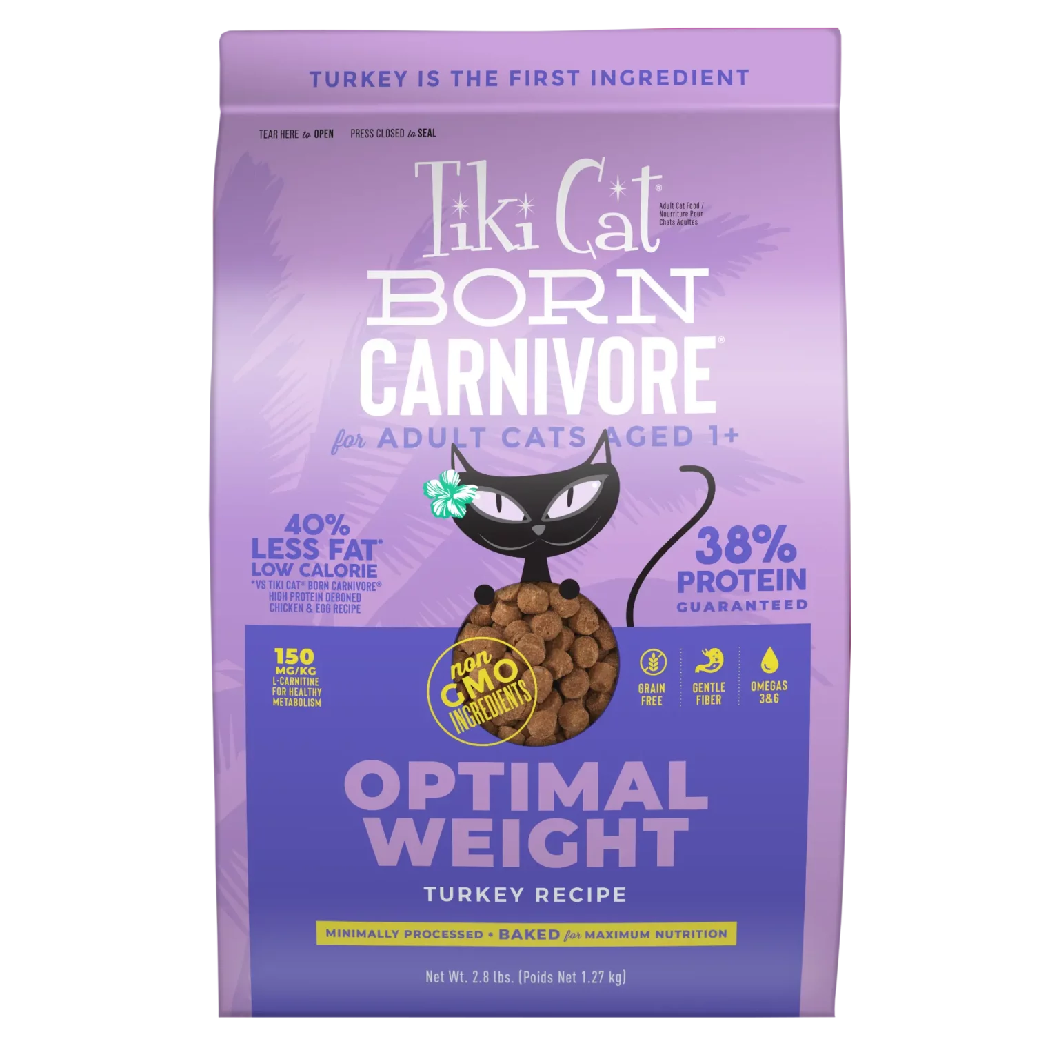    - Grain-free cat food recommendations  Tiki Cat Born Carnivore Optimal Weight Turkey