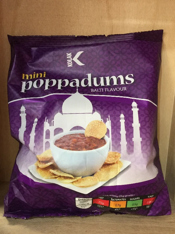 - Teething and chewing toys for puppiesKolak Mini Poppadums Balti Flavour 50g