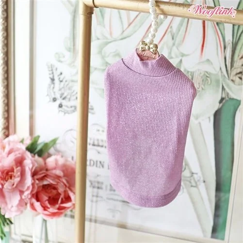 Combined with specific occasions:Shimmer Turtleneck in Violet