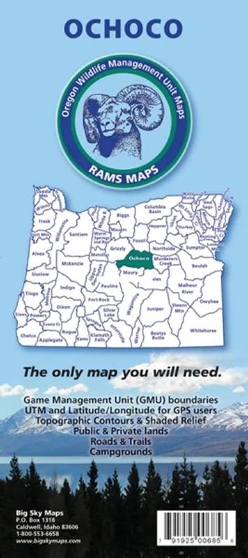 - Custom pet birthday cakeBig Sky Maps 685 Ochoco Gmu Map