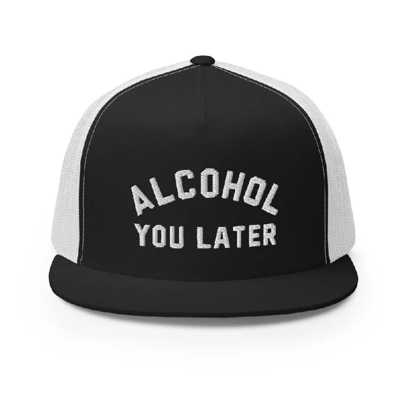 - Pet stroller can be taken on the planeAlcohol You Later Trucker Hat