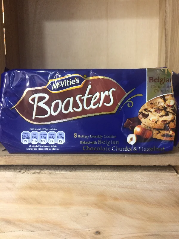 - Pet tear stain cleaning wipesMcVitie's Boasters Chocolate Chunk 180g