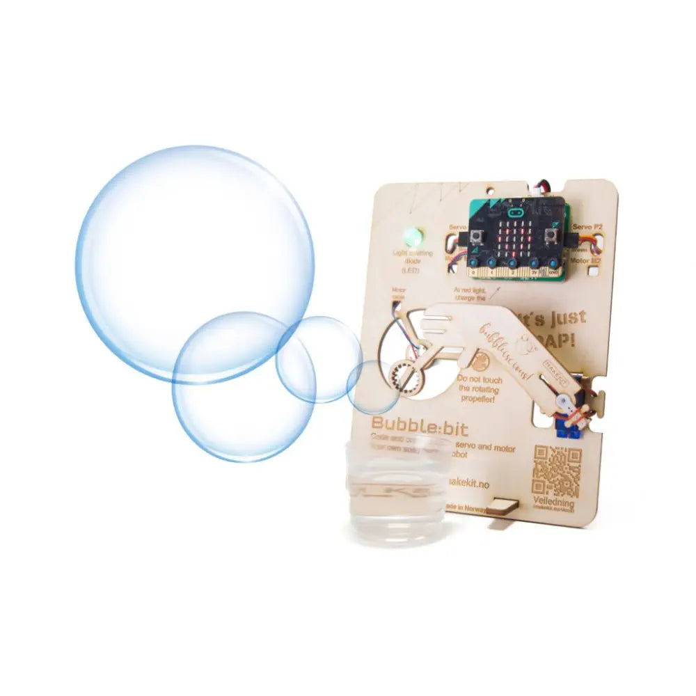 - Dog heart rate monitoring collarMakeKit Bubble:Bit w/ micro:bit