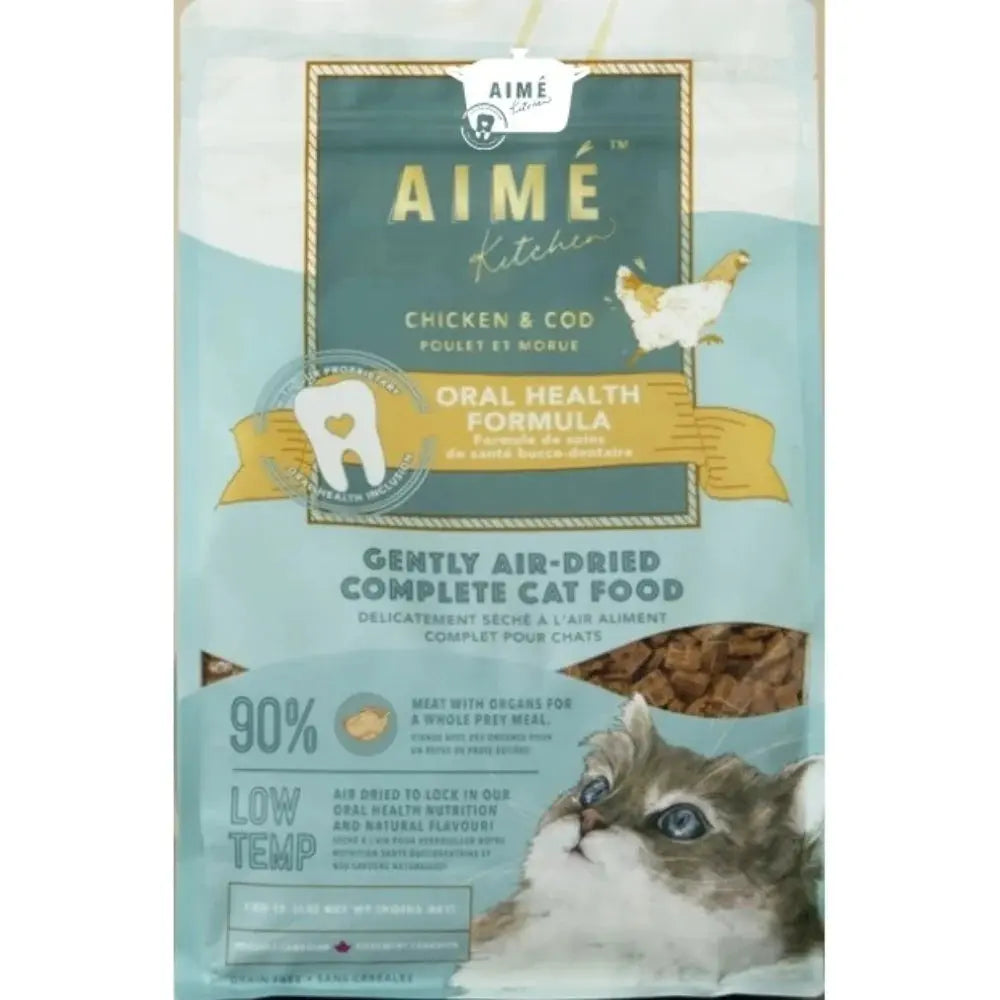 - Pet stroller can be taken on the planeAimé Kitchen Oral Health Air Dried Chicken & Cod Recipe Cat Food - Pet stroller can be taken on the planeAimé Kitchen Oral Health Air Dried Chicken & Cod Recipe Cat Food