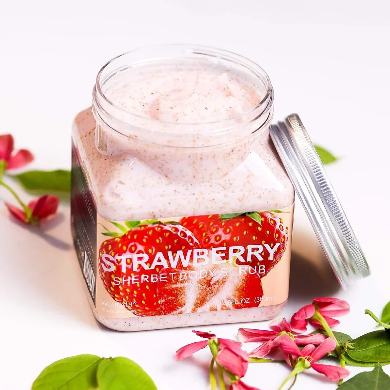 ---WOKALI BODY SCRUB STRAWBERRY 350 ML WKL448