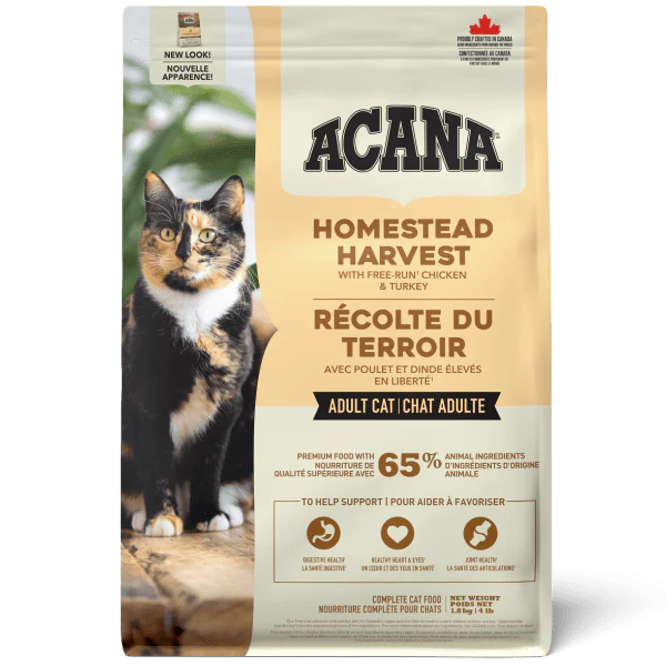    - High-protein cat food  Acana Cat Homestead Harvest *SPECIAL ORDER*