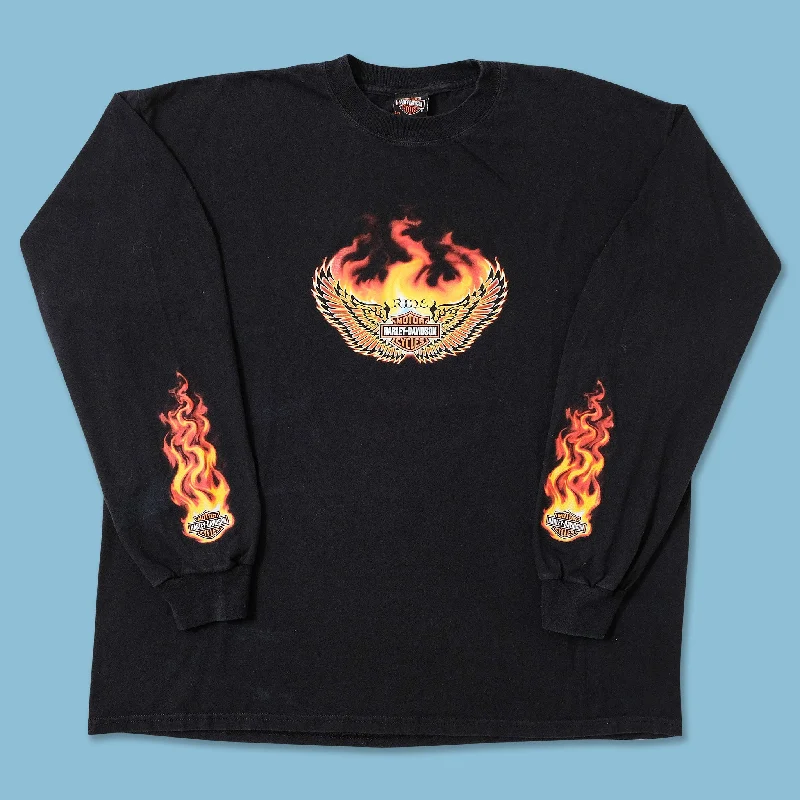 - Remote interactive pet feederVintage Harley Davidson Longsleeve XXLarge