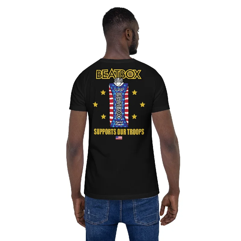 - Remote interactive pet feederBeatBox Troops t-shirt