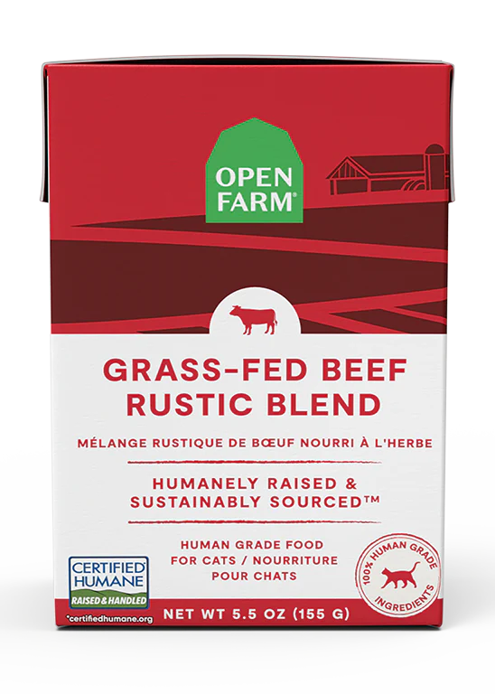    - Cat food for multi-cat households  Open Farm Cat Stew Beef