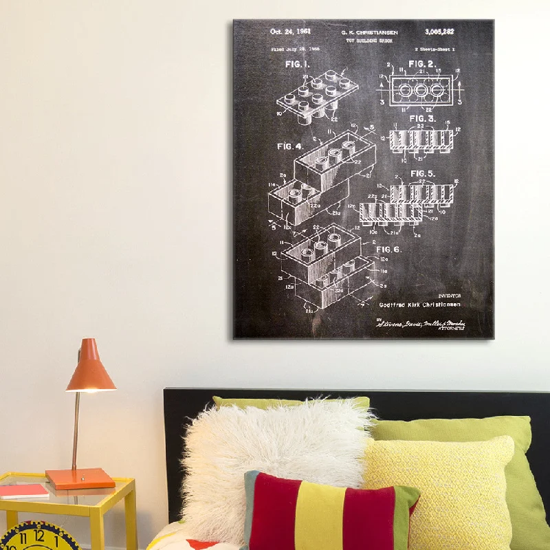 - Pet monitor with cameraBuilding Brick Canvas Patent Print
