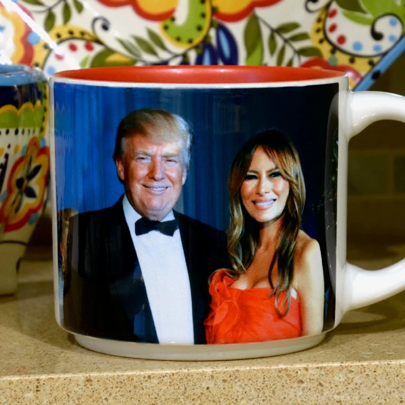 - Pet fence foldable indoorPresidential Couple Mug: Trump
