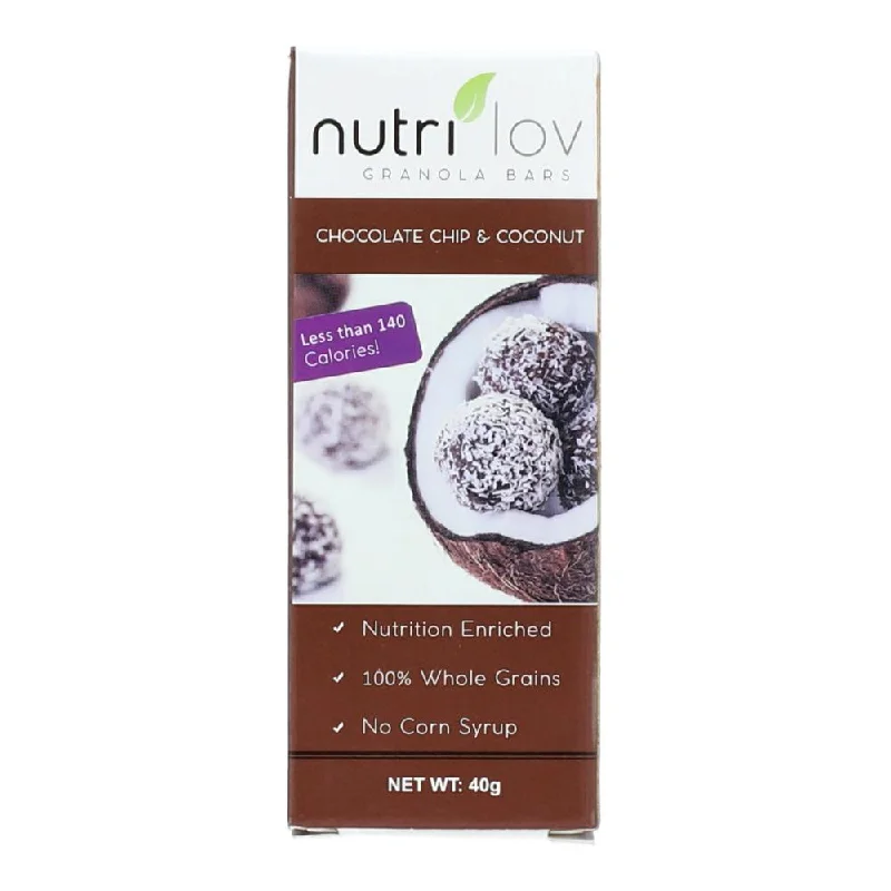 - Car dog seat beltNutri Lov Chocolate Chip & Coconut 40G