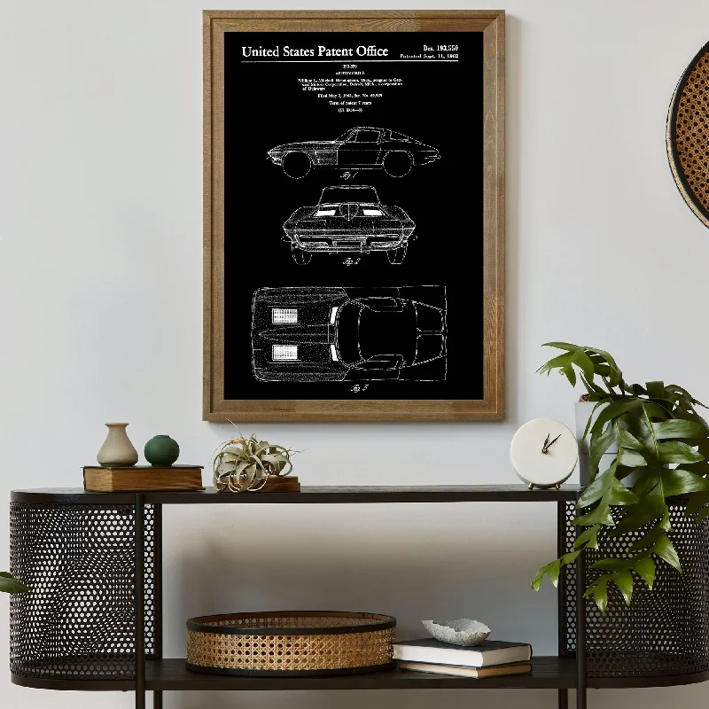 - Elderly dog ​​joint care mattressCorvette Stingray Canvas Patent Print