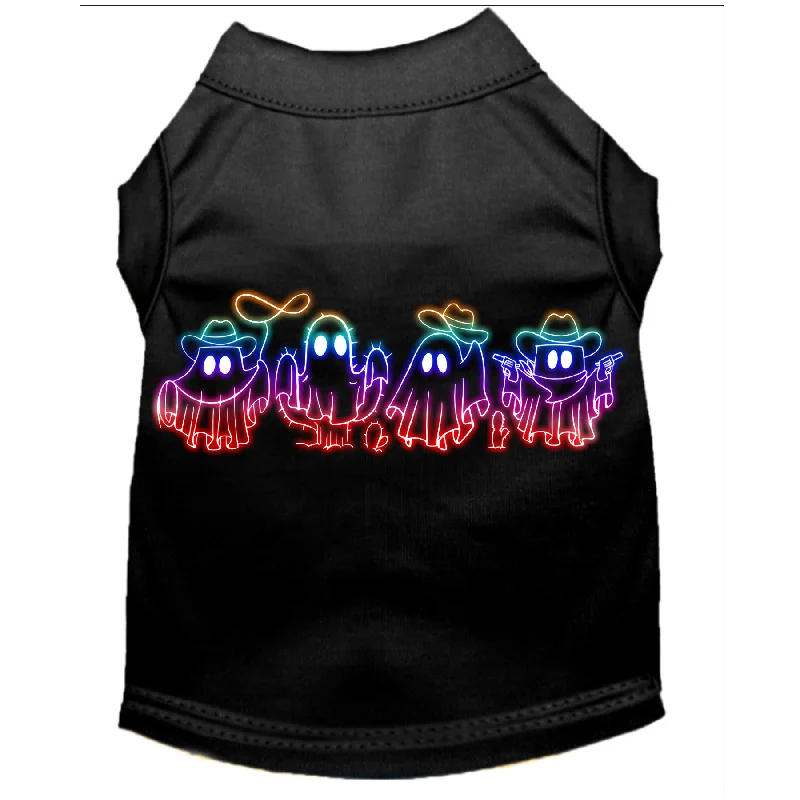 Pet summer light clothesNeon Cowboy Ghosts Outfit