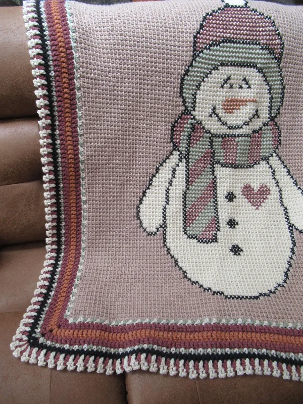 - Automatic temperature adjustment cat bedCrochet Kit - Country Snowman Throw