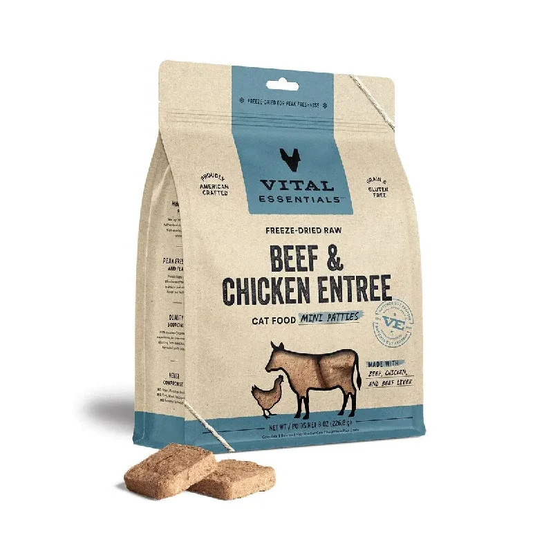 - Cat stress soothing sprayVital Essentials® Freeze-Dried Raw Beef & Chicken Entree Cat Food Mini Patties - Cat stress soothing sprayVital Essentials® Freeze-Dried Raw Beef & Chicken Entree Cat Food Mini Patties