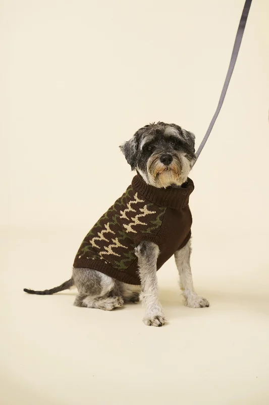 - Dog disposable foam shower gelRONNIE DOG KNIT - BROWN
