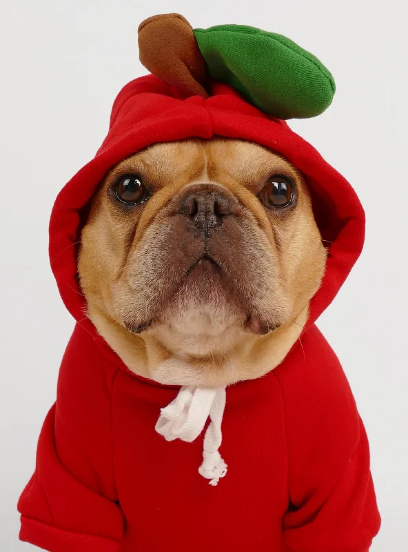 Classification by function or use:Apple Dog Hoodie Costume