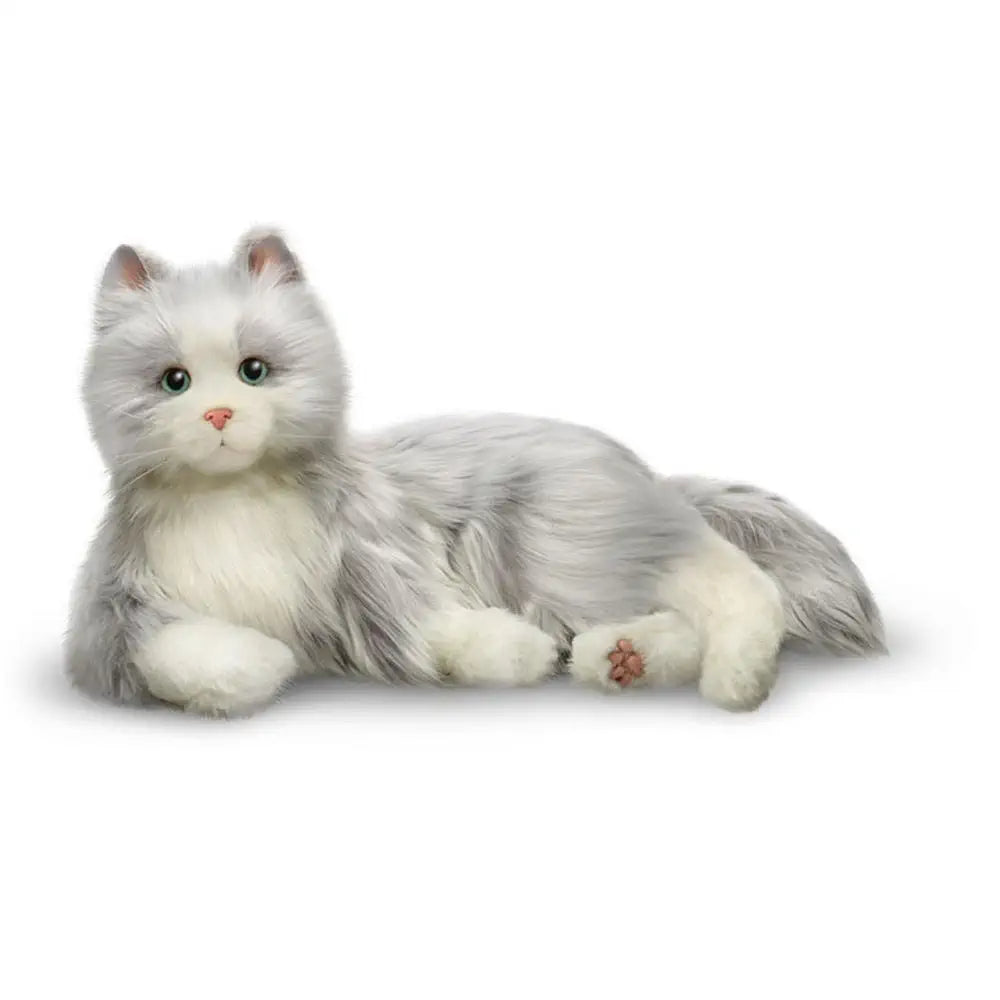 - Smart cat litter box with automatic cleaningAgeless Innovations Silver & White Cat Interactive Companion - Smart cat litter box with automatic cleaningAgeless Innovations Silver & White Cat Interactive Companion