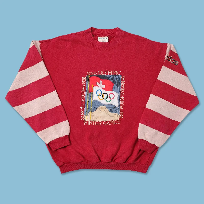 - Summer pet ice matVintage adidas St. Moritz Olympics '28 Sweater Medium