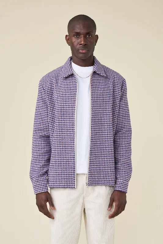 - Cat stress soothing spraySUTTON DOGTOOTH ZIP OVERSHIRT
