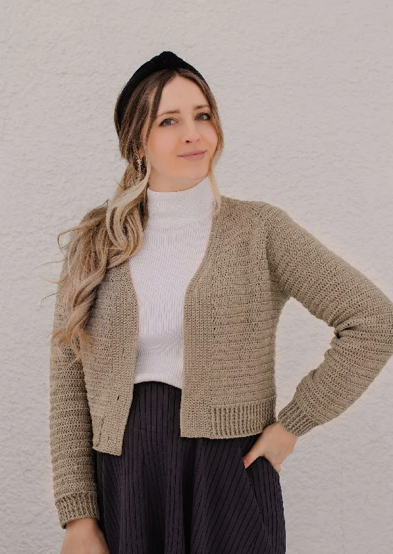 - Rabbit grass rack to prevent waste food boxCrochet Kit - Cashew Cardigan