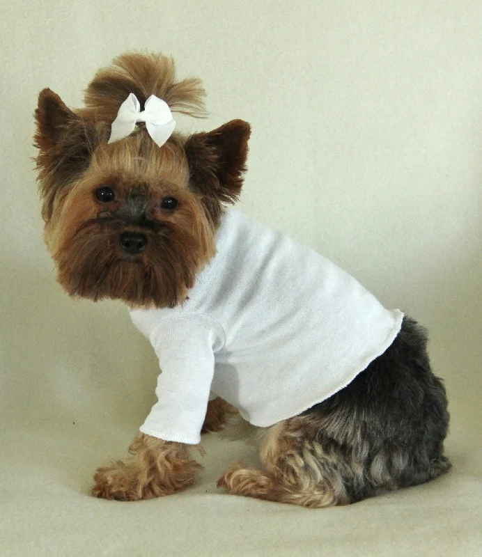 Pet cartoon pattern clothesWhite Turtleneck