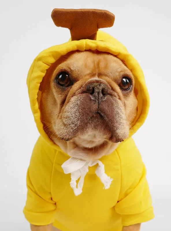 Classification by pet type:Banana Dog Hoodie Costume