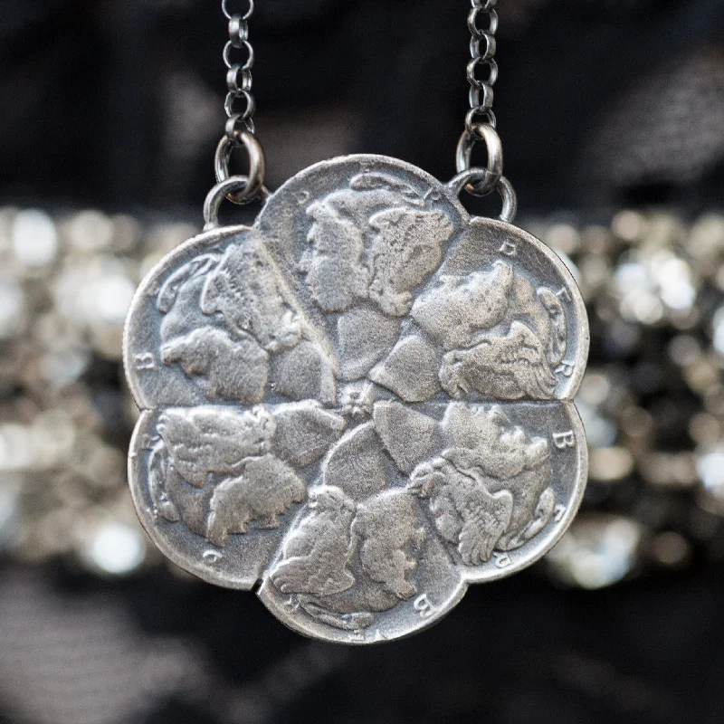 Pet ProductsMercury Dimes Pinwheel Necklace