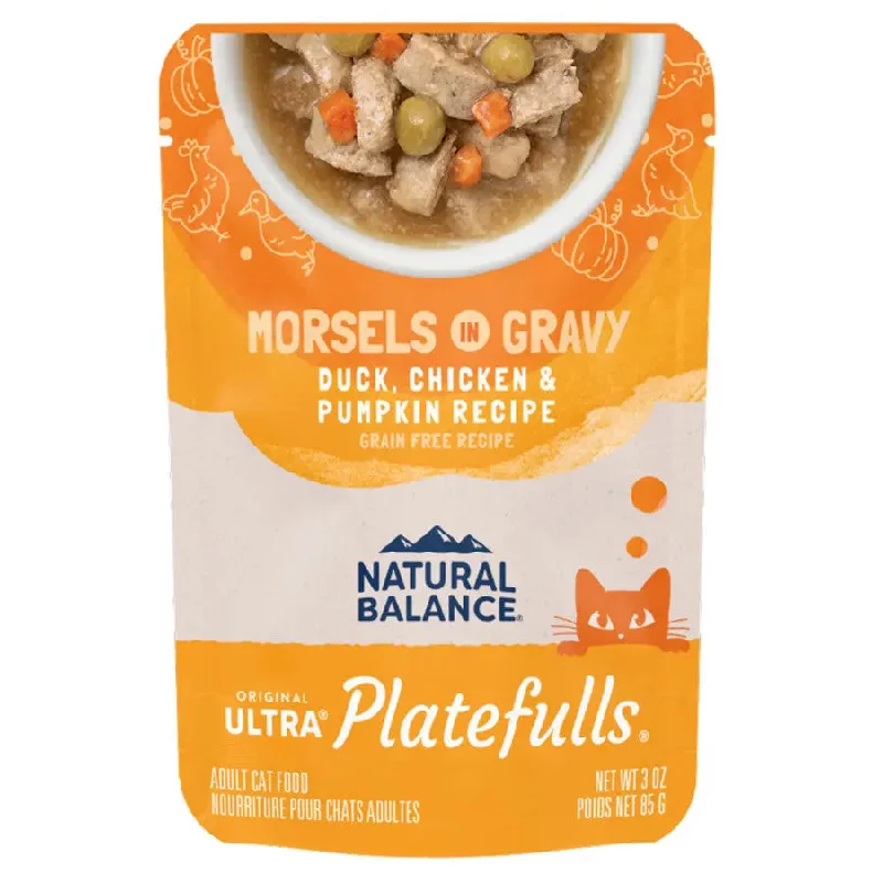 - Natural latex pet mattressNatural Balance Pet Foods Ultra Platefulls Morsels Duck, Chicken & Pumpkin in Gravy Indoor Wet Cat Food 24ea/3 oz - Natural latex pet mattressNatural Balance Pet Foods Ultra Platefulls Morsels Duck, Chicken & Pumpkin in Gravy Indoor Wet Cat Food 24ea/3 oz