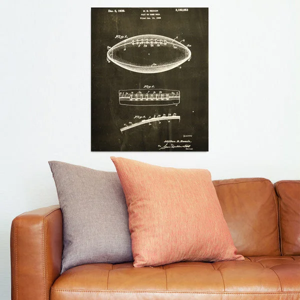 - Dog disposable foam shower gelFootball Canvas Patent Print