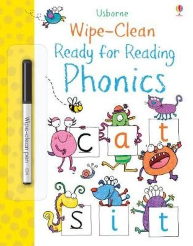 - Foldable and portable cat bagWipe-Clean Ready for Reading Phonics