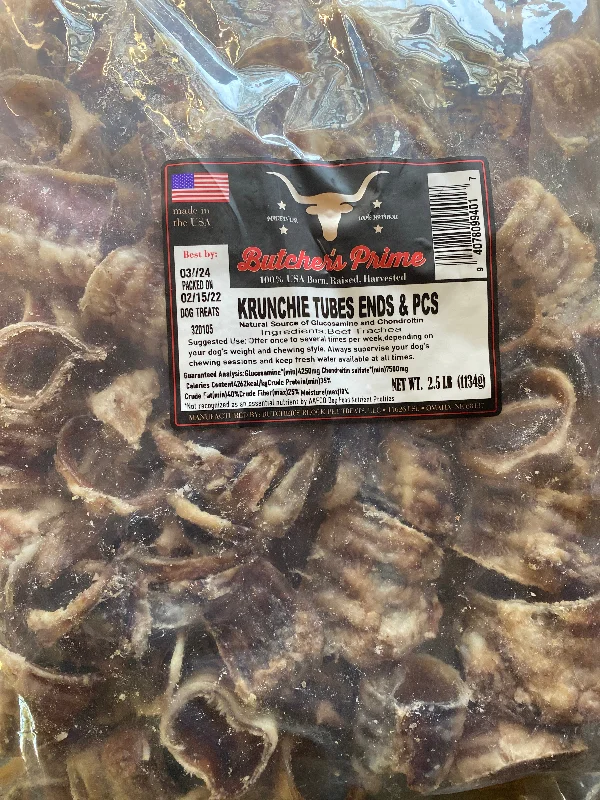  -Cost-effective dog foodButchers Prime Krunchie Trachea Pieces  3 sizes