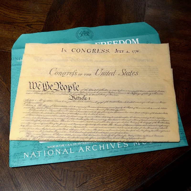 - Dog anti-slip matCharters of Freedom Bundle with Four-page U.S. Constitution in Envelope