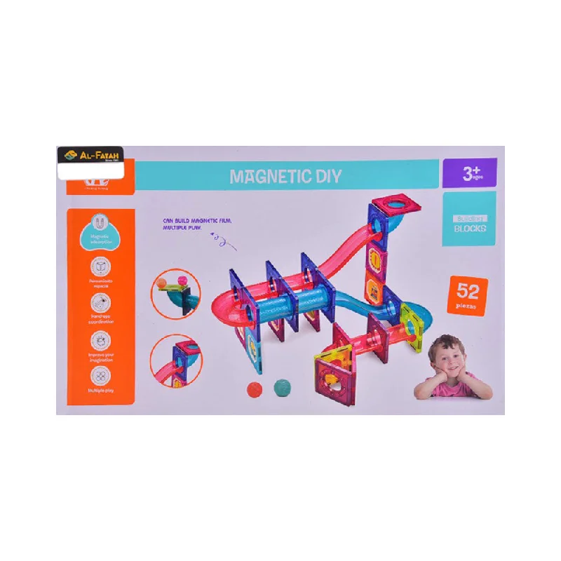 Pet ProductsCH1008 DIY MAGNETIC BUILDING BLOCKS SET 52PCS