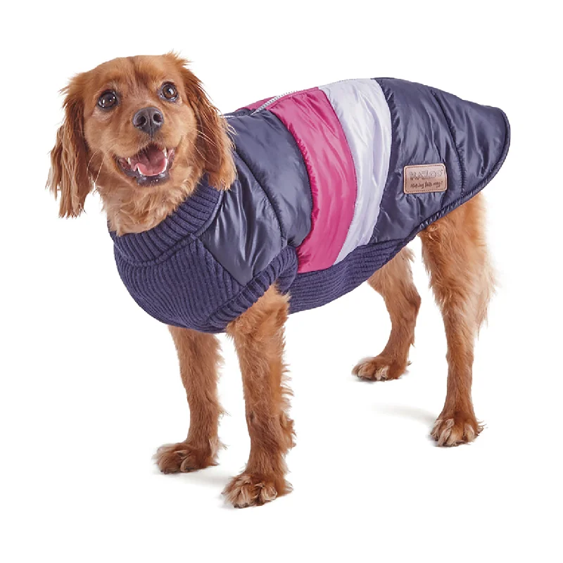---Vovo Dog Puffer Jacket - Berry