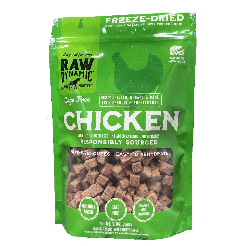 ---Raw Dynamic Freeze-Dried Cage-Free Chicken Recipe Dog Food