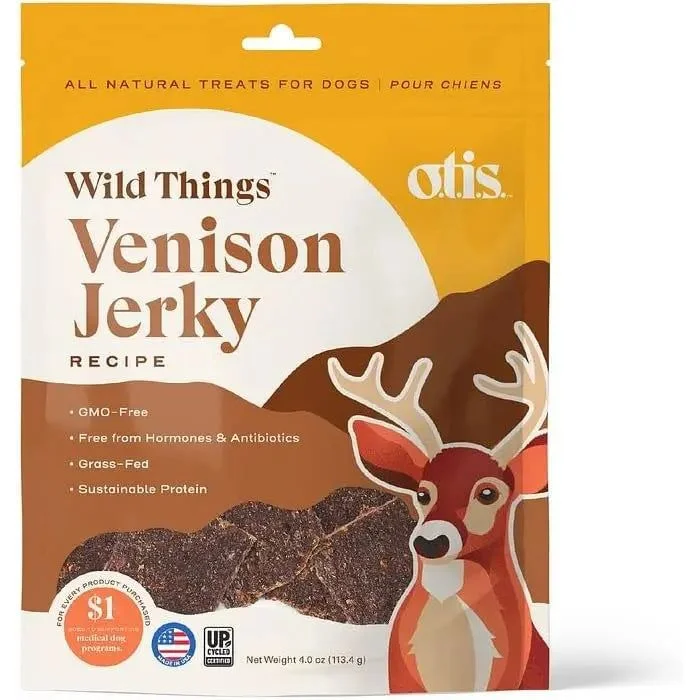 - Deodorizing cat litter tofu litterOTIS Wild Things Grass-Fed Venison Jerky Dog Treats 4oz - Deodorizing cat litter tofu litterOTIS Wild Things Grass-Fed Venison Jerky Dog Treats 4oz