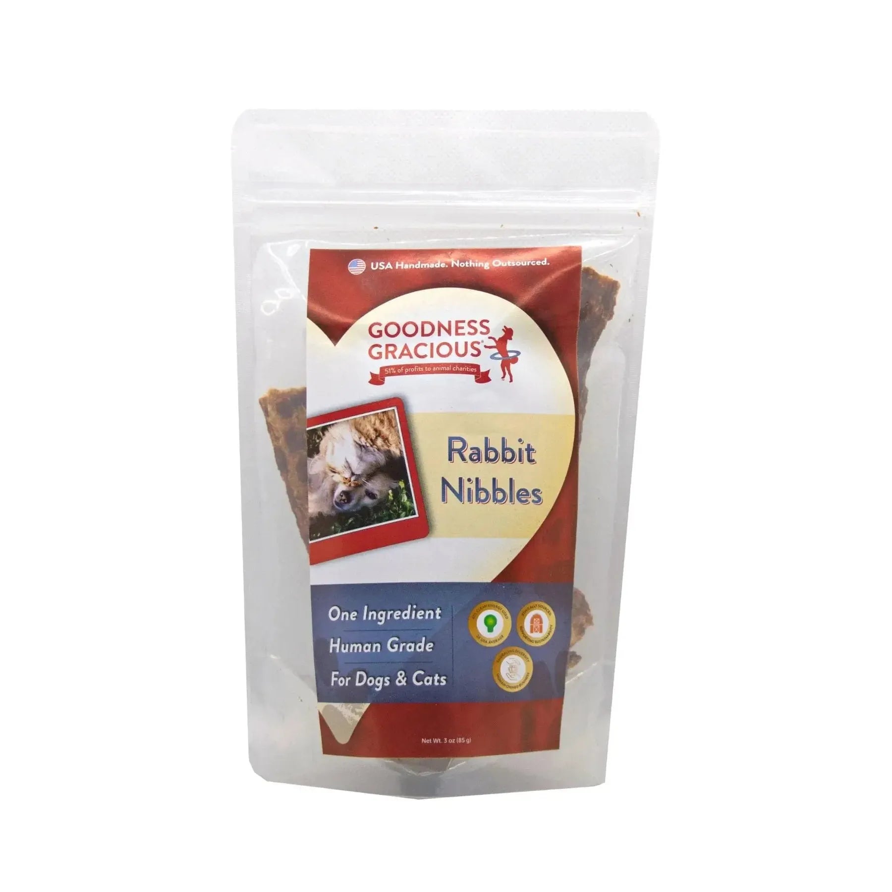 - Winter dog thick down jacketGoodness Gracious Rabbit Nibbles Dog and Cat Treats