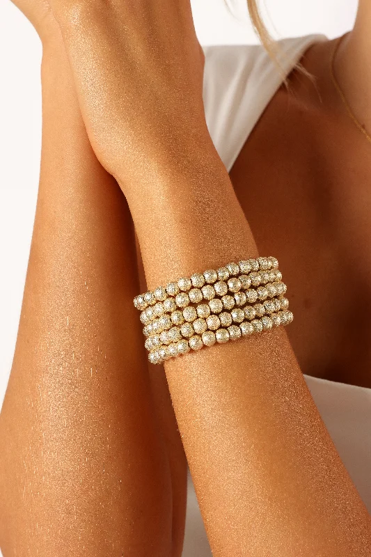 - Pet tear stain cleaning wipesRenee Bracelet Set - Gold