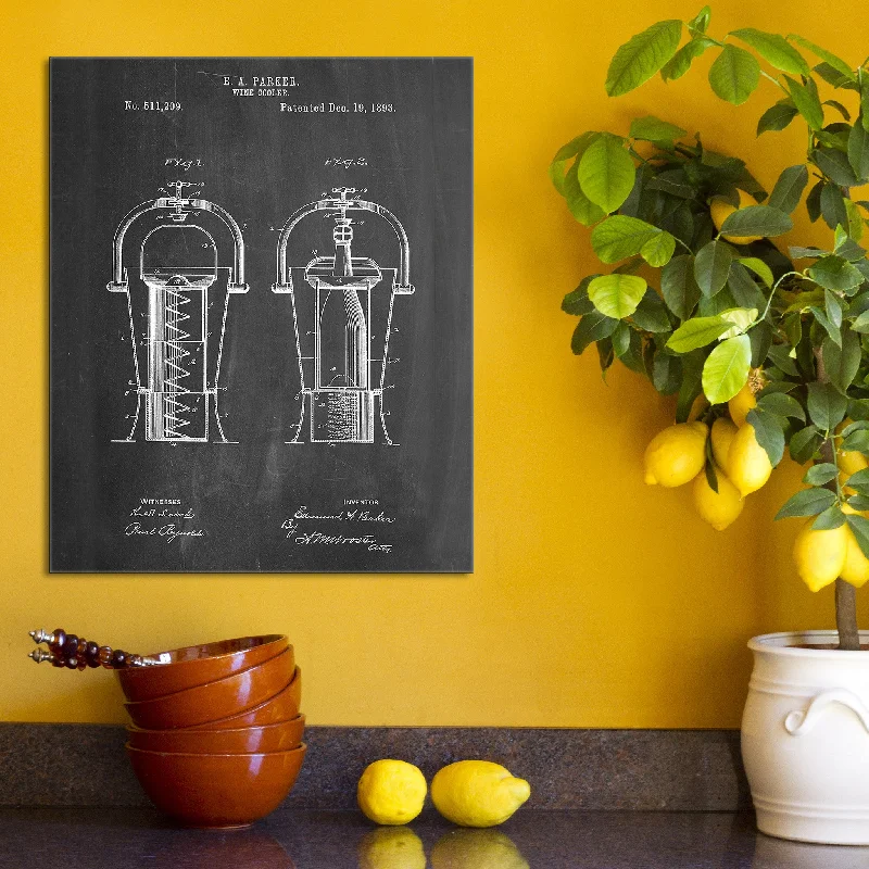 - Postoperative pet anti-licking Elizabethan collarWine Cooler Canvas Patent Print