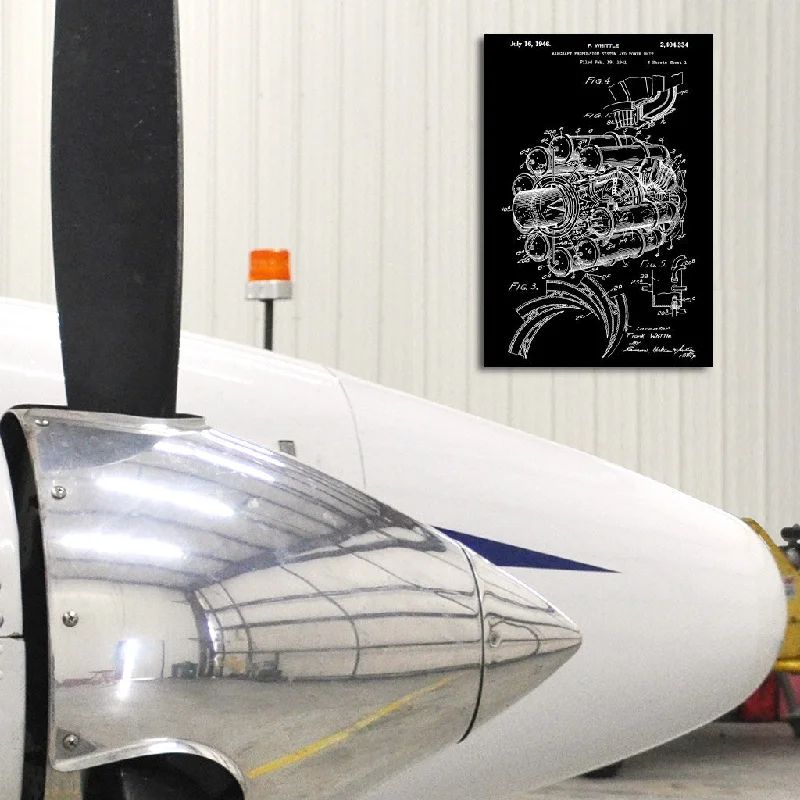 - Car dog seat beltJet Engine Canvas Patent Print